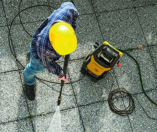 Black+Decker SXPW19PE Hidrolimpiadora de Alta Presión, 1900 W, Negro y Amarillo