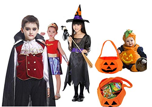 Bolsa de Dulces Halloween para Niños con Cordón Bolsa de Calabaza Bolso Divertido Halloween de Caramelo Galleta Regalo de Chocolate Halloween Suministros