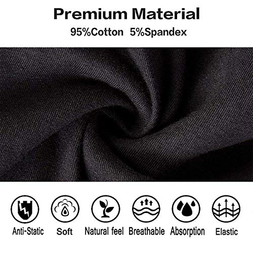 Bosquejo monocromático Frutas cítricas Flor Hojas Patrón simplista repetitivo Calzoncillos Tipo bóxer XXL