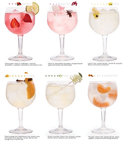 Botanicos Especias Gin Tonic regalo box kit naturales - Estuche de 24 infusiones y 8 botánicos party box gift kit. Para aromatizar tu Gin Tonic cóctel Regalo perfecto