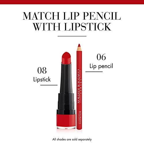 Bourjois Velvet The Lipstick Barra de Labios Tono 08 (Rubi’s cute), 2.3 gr