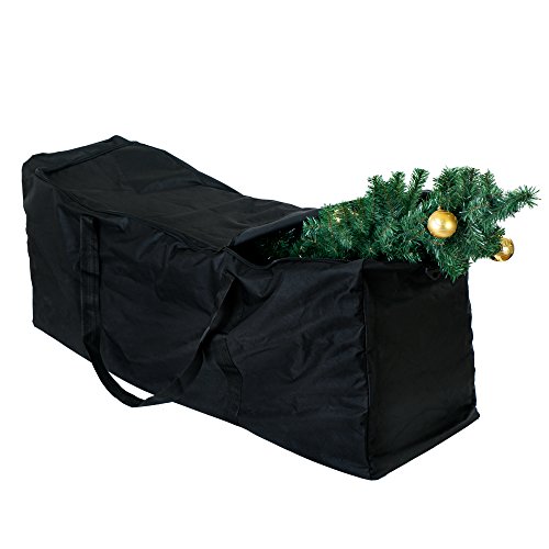 BRAMBLE! Bolsa de Almacenamiento Grande para Árbol de Navidad y Decoraciones| Organización y Protección para Accesorios y Ornamentos| Resistente, Anti-UV & Impermeable| para Árboles hasta 4,7 M(9Ft).