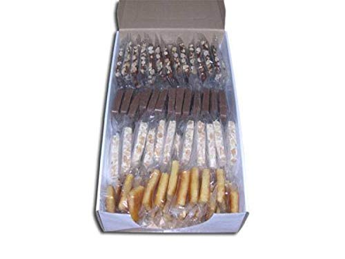 Caja Surtida de Porciones individuales de turrón - 2Kg (100 porciones aprox). Envío desde Jijona recién hechas.