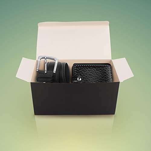 Cajas de regalo (Pack de 20) - (23x11,5x11,5cm) Kraft Papel Cajas Regalo - Autoensamblables Caja Presentación para Chocolates, Regalos, Galletas, Joyas, Fiestas y Festivales (Negro)