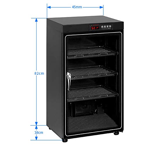 Cámara de deshumidificación Gabinete seco A prueba de humedad electrónico gabinete armario de secado del equipo fotográfico réflex de lente de almacenamiento y deshumidificación para la lente de la cá