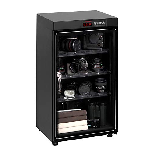 Cámara de deshumidificación Gabinete seco A prueba de humedad electrónico gabinete armario de secado del equipo fotográfico réflex de lente de almacenamiento y deshumidificación para la lente de la cá