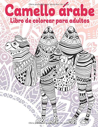 Camello árabe - Libro de colorear para adultos
