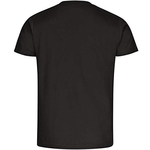 Camiseta con texto en alemán "Nur wo Horn-Bad Meinberg Drauf Steht ist auch Horn-Bad Meinberg, color negro, para niños, talla 128 hasta 176. Negro 140
