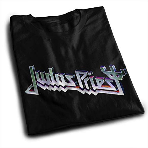 Camiseta de Manga Corta de Moda Judas Priest para Hombre Camiseta gr¨¢fica XXL