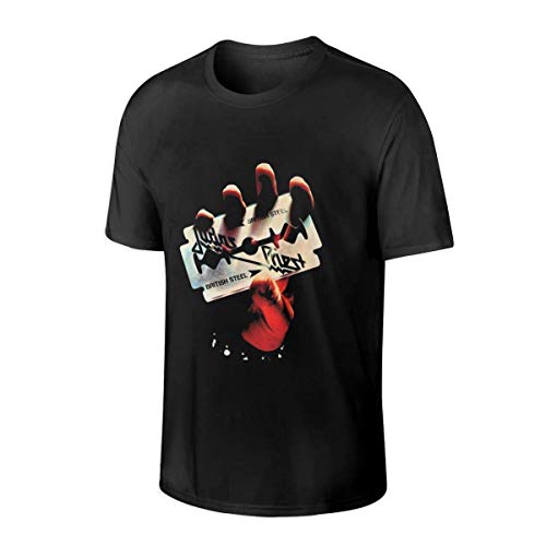 Camiseta gr¨¢fica de Manga Corta de Moda Judas Priest para Hombre 6XL