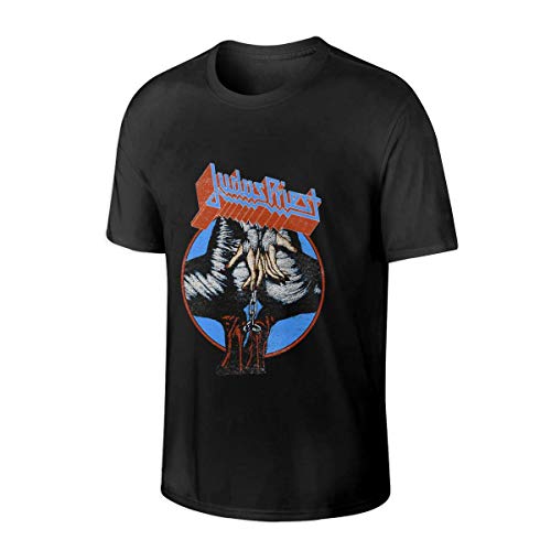 Camiseta gr¨¢fica de Manga Corta de Moda Judas Priest para Hombre 6XL