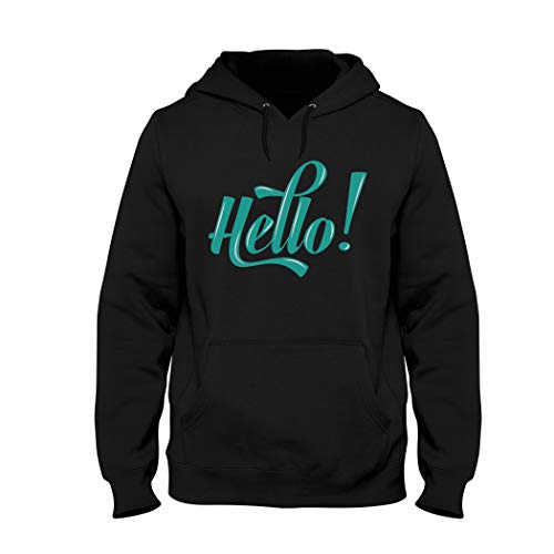 Camisetas Wild Soul, Sudadera, Hello | Hola | Diseño gráfico | Diseño Lettering | Logo | Ropa | Ropa Negro Negro XL