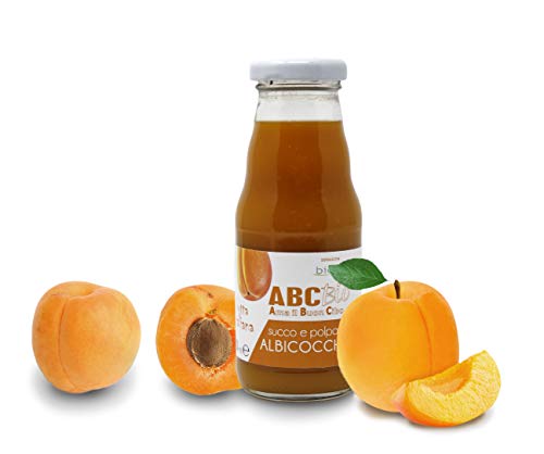 Carioni Food & Health Zumo de Albaricoque Bio con Pulpa - 200 ml (Paquete de 12 Piezas)