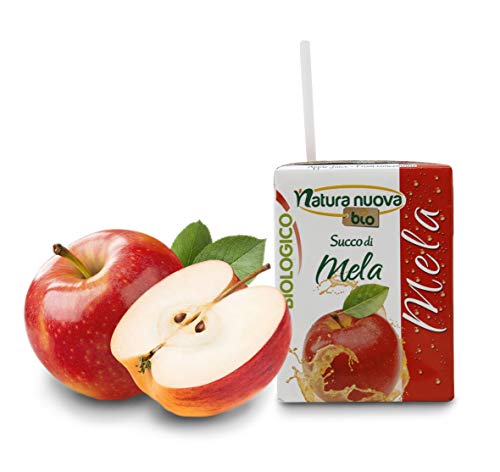 Carioni Food & Health Zumo de Manzana 100% Bio - 3 x 200 ml (Paquete de 8 Piezas)