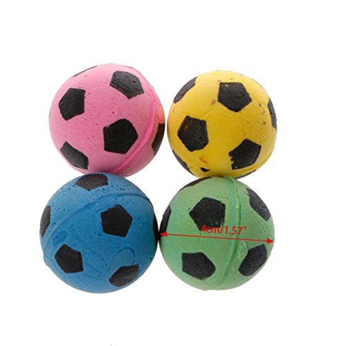 Celan - Pelotas de goma EVA para gatos, 20 unidades, de espuma suave