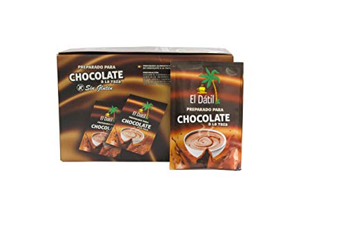 Chocolate a la taza El Dátil sin Glúten estuche de 25 sobres de 30gram