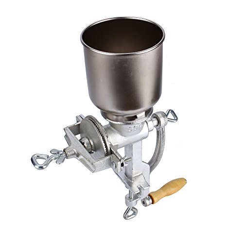 Cocoarm Molino Café,Molino de Grano de café Amoladora de Cocina Ajustable de Mano Molino de harina Molino de máquina de Equipo para Trigo de maíz Avena