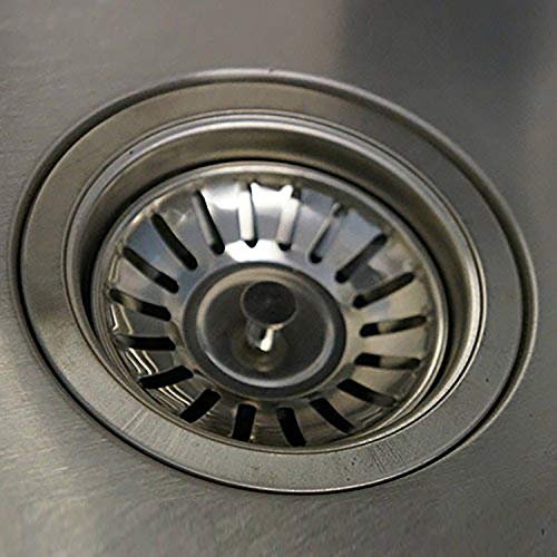 Colador fregadero acero inoxidable Tapón, 78 mm en cocinas y baños