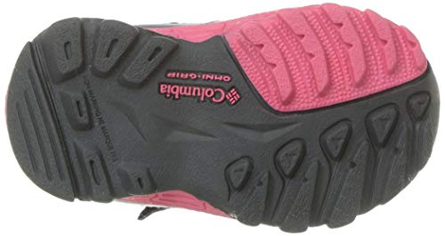 Columbia Girls' Toddler Peakfreak XCRSN MID Waterproof Hiking Shoe, Mountain, Camellia Rose, 4 Regular US