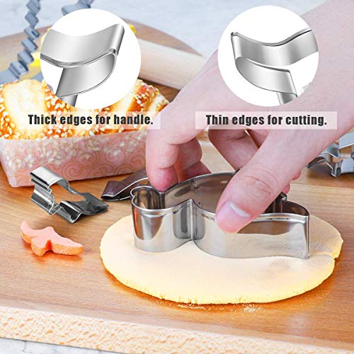 Cortadores Galletas Dinosaurio,Moldes de Dinosaurios para Pastel,Moldes para Galletas de Dinosaurio,Moldes Galletas Infantiles,Dinosaurio Molde,Juego de Cortadores Galletas