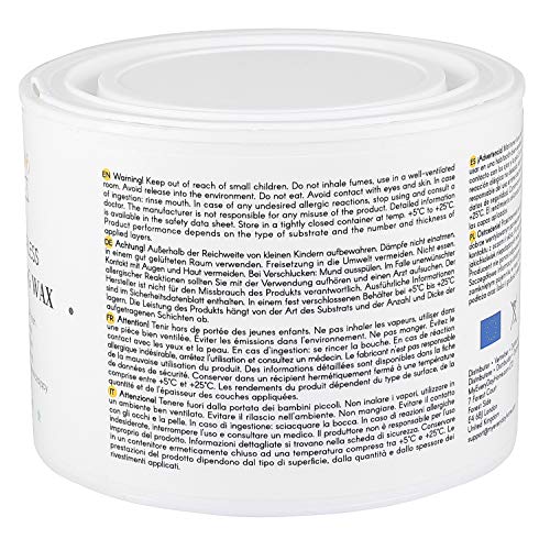 Creative Deco Cera de Acabado Incolora | 250 ml | Protección de Superficies Clara | Pulido Transparente | Brillo Ligero Áreas Brutas o Decoradas