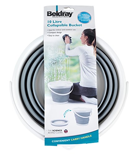 Cubo plegable Beldray LA028495GRY, 10 litros, gris