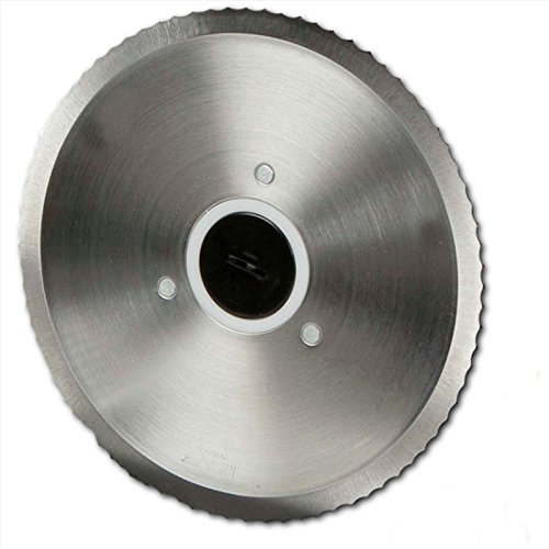 Cuchilla de repuesto para cortafiambres de metal, hojas de corte Diámetro 19 cm, superficie de corte curvados