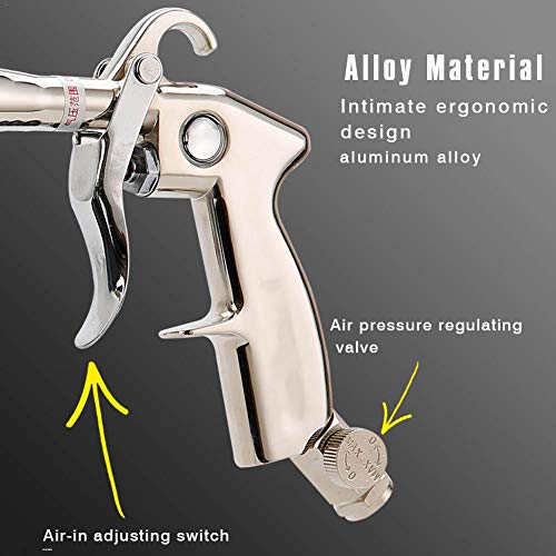 Culffslee - Pistola de limpieza para interior de coche, herramienta de limpieza de interior de coche, herramienta de limpieza multifuncional y fácil
