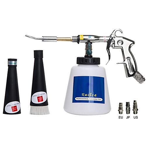 Culffslee - Pistola de limpieza para interior de coche, herramienta de limpieza de interior de coche, herramienta de limpieza multifuncional y fácil