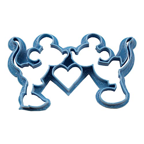 Cuticuter Mickey Y Minnie Cortador de Galletas, Azul, 8x7x1.5 cm