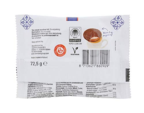 Daelmans Chocolate Stroopwafel 2 per pack 73g - Pack of 18