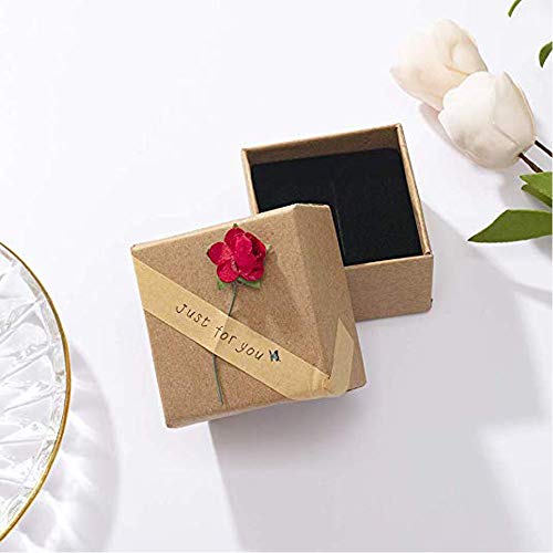DaMei Anillo Plata Pareja Personalizados Pare Mujer Hombre Compromiso Acero Inoxidable Joyeria Mujer Grabado Personalizado Regalo Novia BFF Boda Aniversario (14,5)