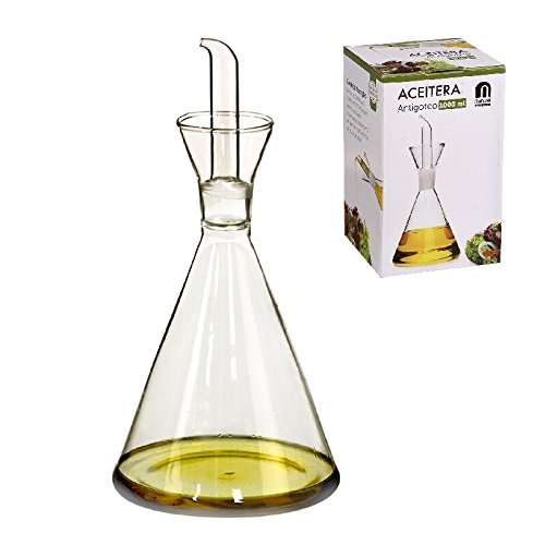 dcasa - Aceitera antigoteo cristal 1000 cc en caja