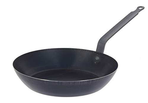 De Buyer: 5020.26, sartén lionesa de chapa azulada, 26 cm.
