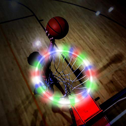 Deer Sencilla LED de luz de aro de Baloncesto, Noche Solar Accesorios Lanzamiento Ligero hasta Tirar al aro de Baloncesto hoopChildren Chucherías al Aire Libre for los niños. Personalidad Moderna