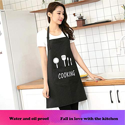 Delantal de cocina unisex minimalista moderno, delantal de cocina, seguro de trabajo, monos de trabajo.