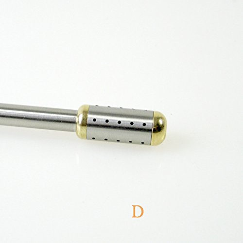Delicatino - Bombilla de Mate Andes, de Acero Inoxidable, Color Plateado, 16,5 cm