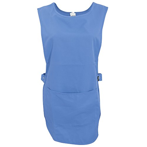 Dennys - Delantal con bolsillo modelo Tabard para mujer (S/M) (Sea grass)