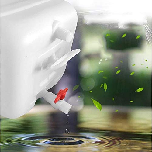 Depósito De Agua For Exterior Con Grifo Blanco, Plástico Grueso Contenedor De Almacenamiento De Agua Cubo De Almacenamiento Portátil For El Hogar Barril De Productos Químicos Industrial Resistente A Á