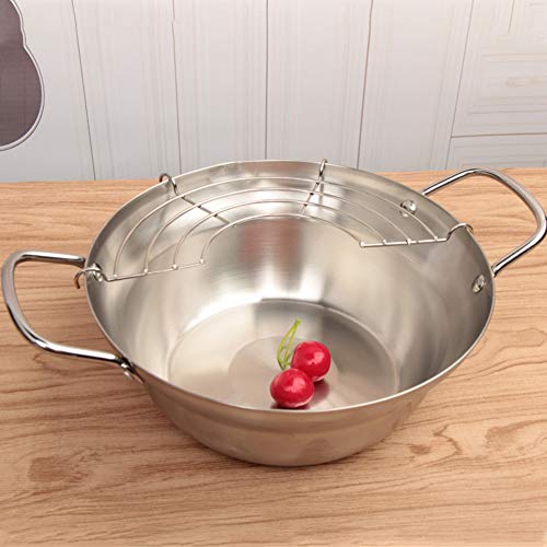 DishyKooker - Freidora de Acero Inoxidable con Filtro de Goteo