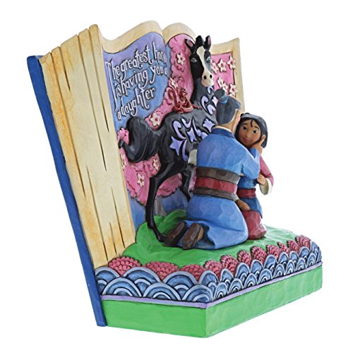 Disney El Mayor Honor La Figurina de Mulan Storybook, Resina, Multicolor, 20.00x10.00x15.00 cm