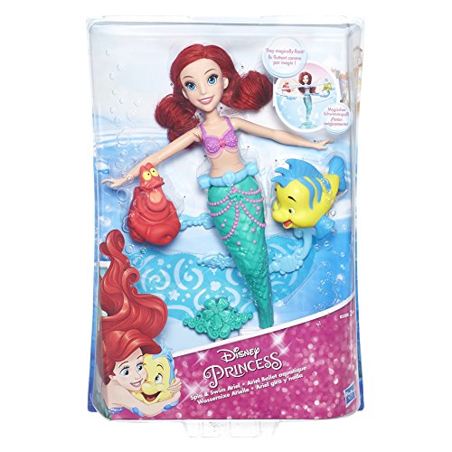 Disney- Princesas Muñeca, Color Verde y Rojo (Hasbro Spain B5308EU4)