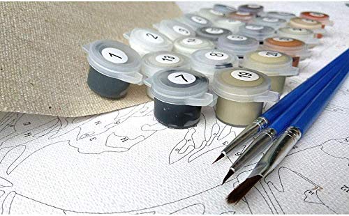 Diy pintura puente de tres arcos Diy pintura al óleo pintada a mano sobre lienzo pintura de regalo decoración de la casa sin marco 16 * 20 pulgadas (sin marco)