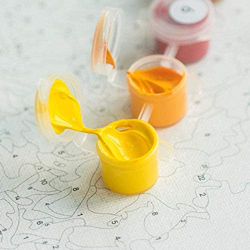 Diy pintura puente de tres arcos Diy pintura al óleo pintada a mano sobre lienzo pintura de regalo decoración de la casa sin marco 16 * 20 pulgadas (sin marco)