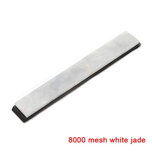 Domeilleur 8pcs Cortador Cuchillas Afilador Piedra Pulidora Piedra Piedra Aceite con Base 240-10000#.