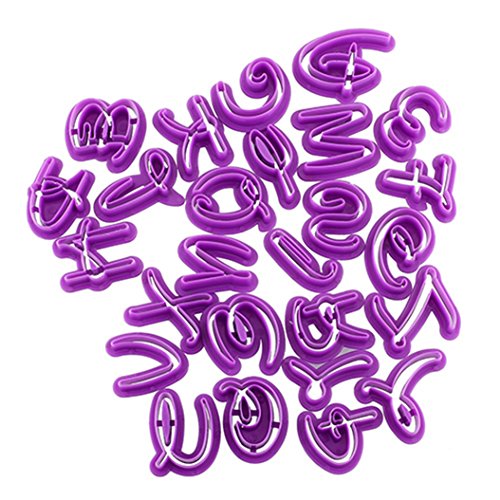 Dragonaur - Molde para repostería, diseño de letras de alfabeto