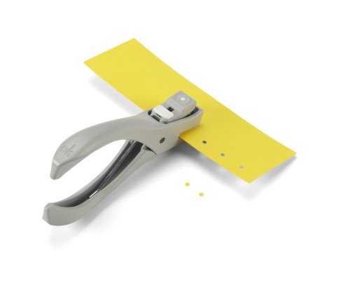 EK Tools Troquel Perforadora Manual Círculo, Plástico y Metal, Gris, 3.00x8.13x21.18 cm