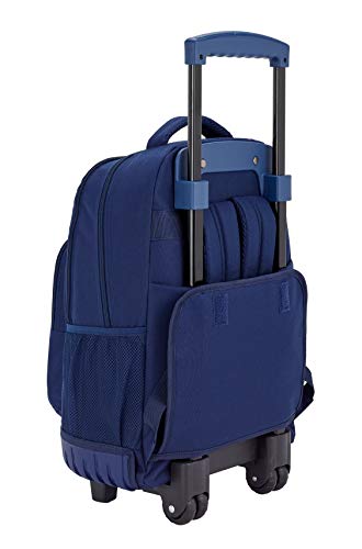 El Niño "Stripes" Oficial Mochila Escolar Grande Con Ruedas 320x140x460mm