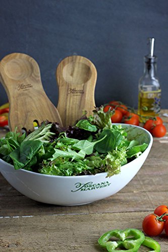 Ensaladera de porcelana Toscana Harvest 29,8 x 22,2 x 10,5 cm