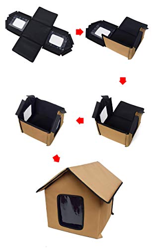 EODPOT Tienda campaña Plegable para Mascotas,Tienda campaña para Mascotas Malla Transpirable, para Interior/Exterior,portátil, para Viajes,Parque Infantil,Divertida casa para Perros,Gatos